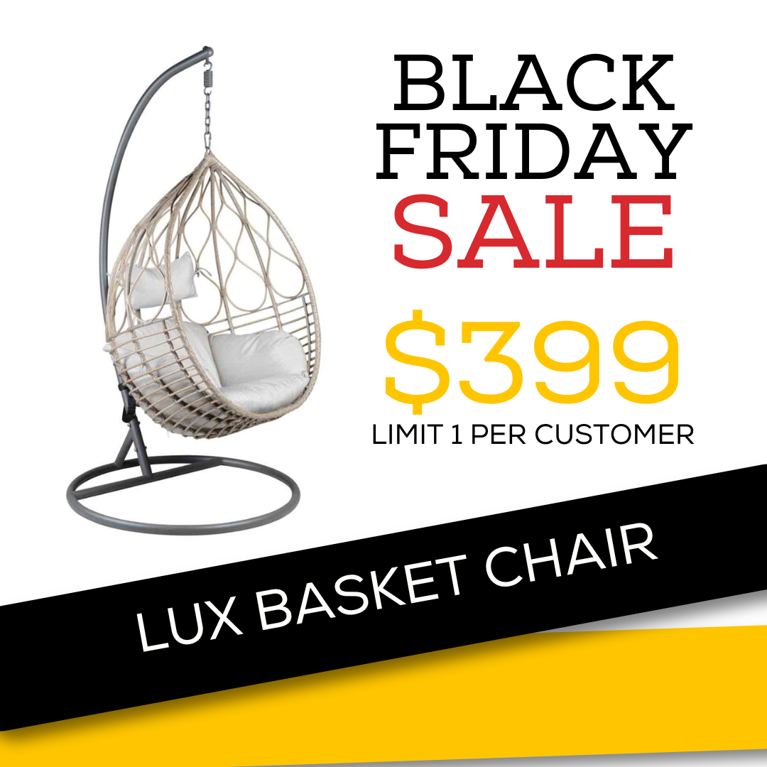 Outdoor Hanging Basket Chair on Sale for $399