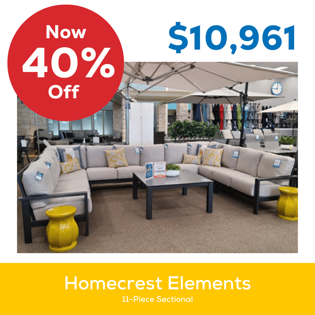 Homecrest Sutton Sectional now on sale