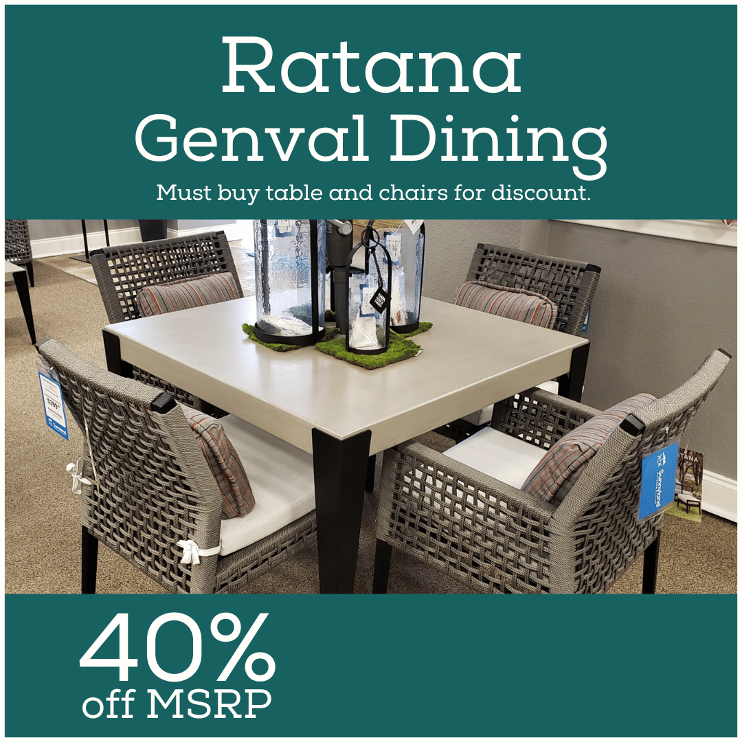 Ratana Genval dining is on sale