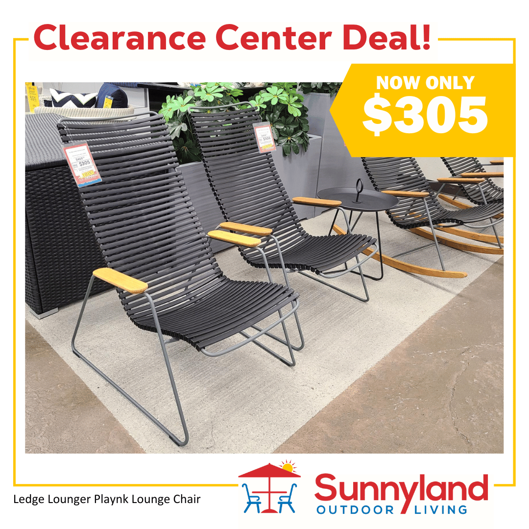 These Ledge Lounger Playnk chairs are now on sale