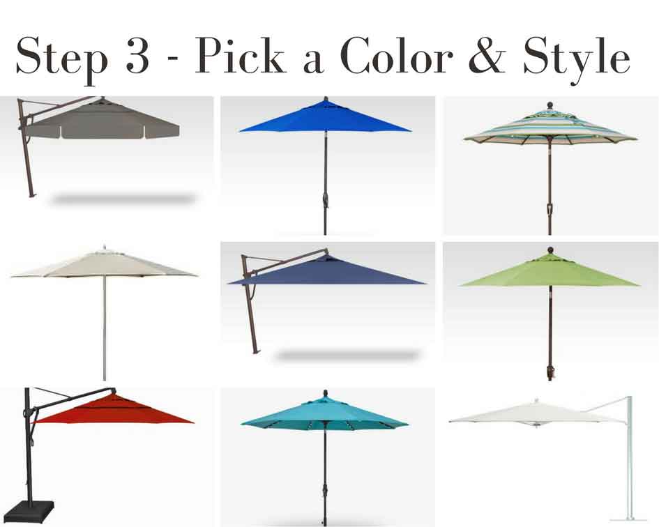 best color umbrella to beat the sun