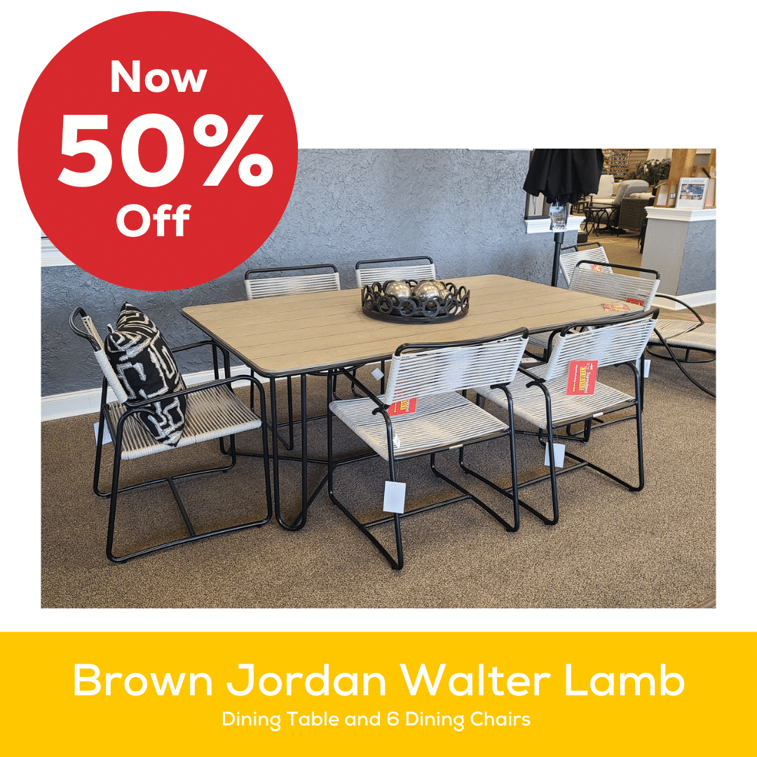Save 50% off this Brown Jordan Walter Lamb Collection