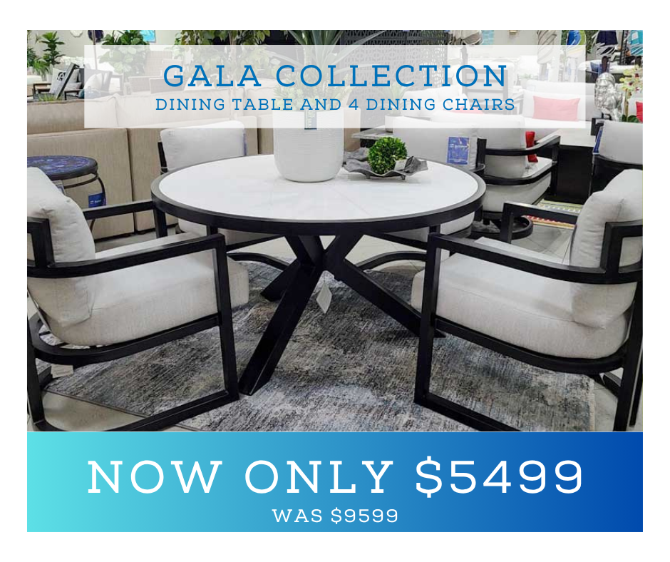 This Gala dining collection is now on sale