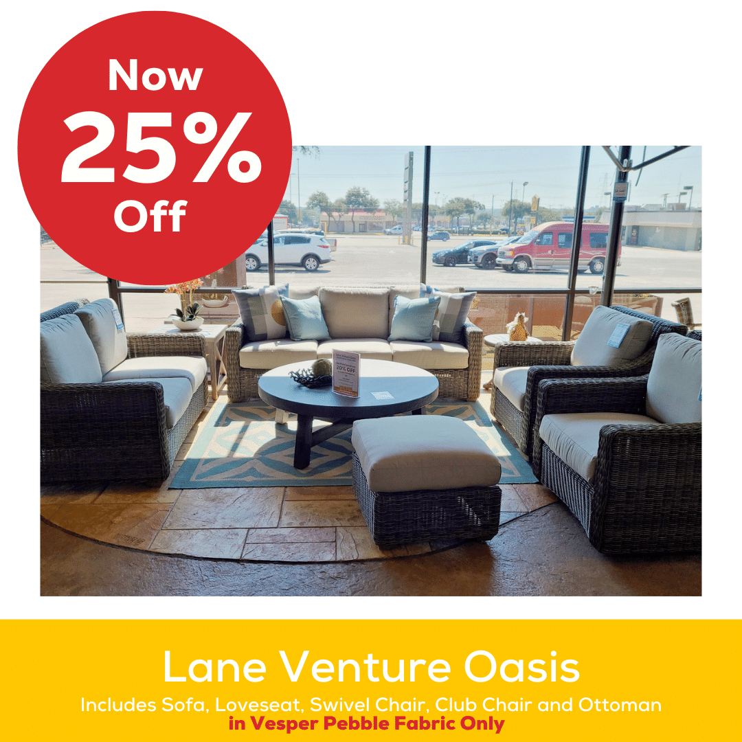 This Lane Venture Oasis collection is now on sale