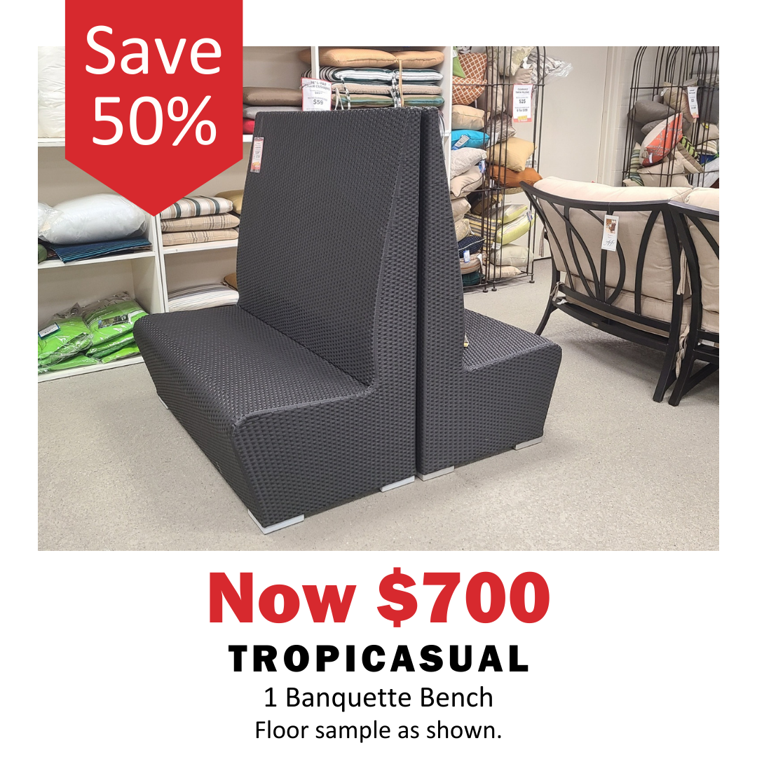 These benches are now 50% off