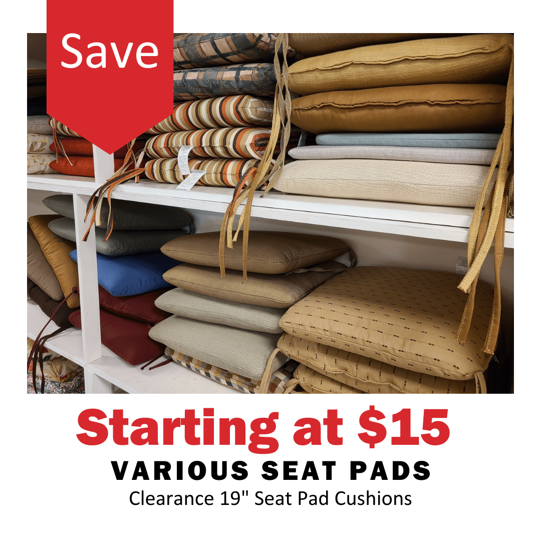 clearance highback cushions