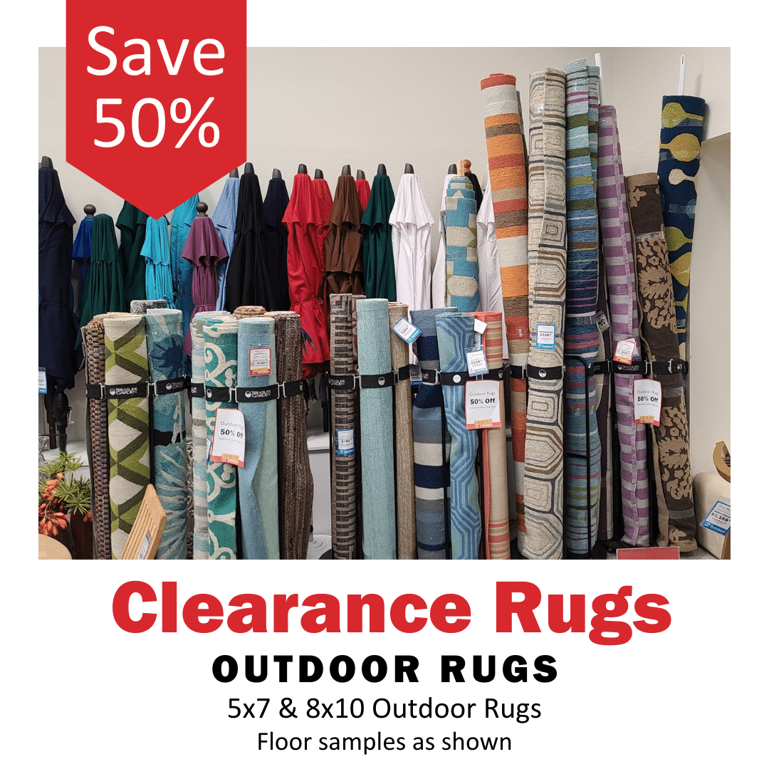 50% off select clearance rugs