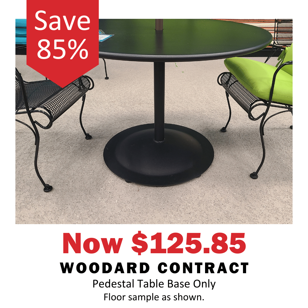 This Woodard table base is now on sale