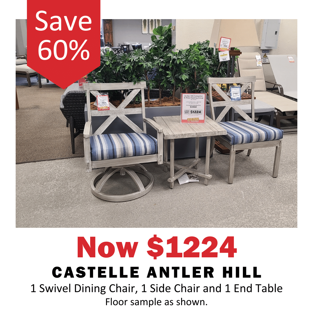 These Castelle Antler Hill set is on sale