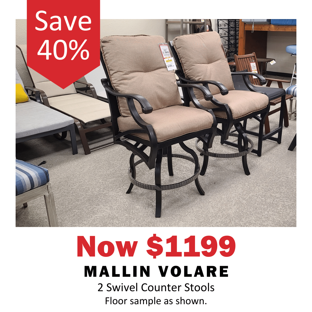 These two Mallin Volare chairs are on sale
