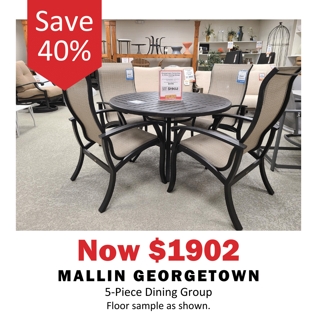 This Mallin dining set is no won sale