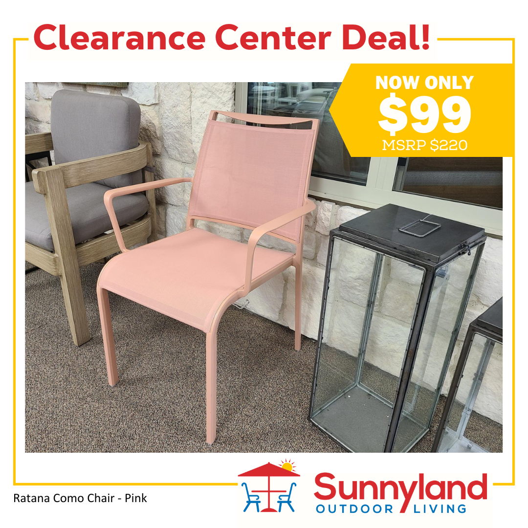 outdoor dining chair now on sale
