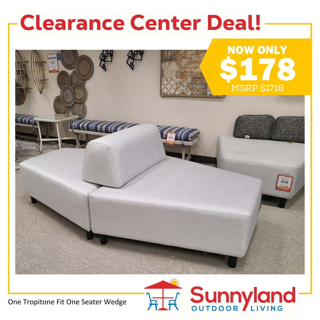This Tropitone Fit Wedge One Seater on Sale