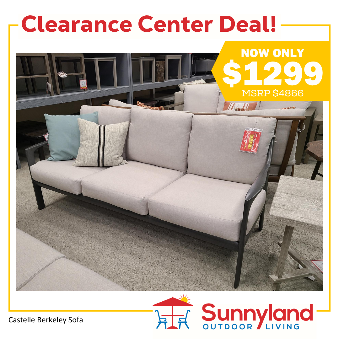 This Castelle Berkely Sofa is now on sale