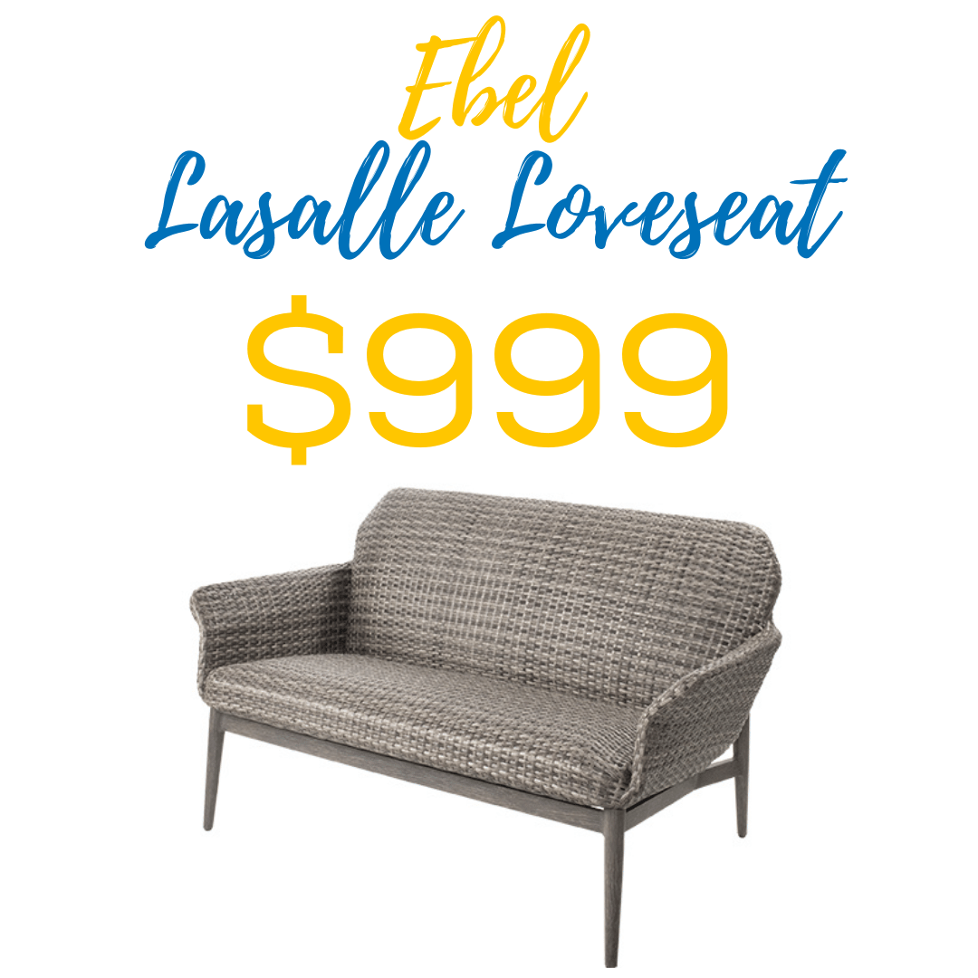 Ebel Lasalle loveseat