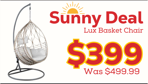 Hanging basket chairs on sale