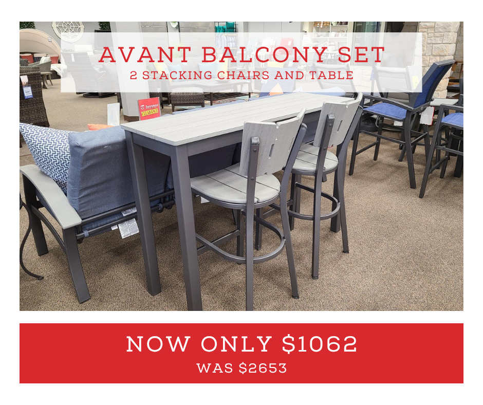 Balcony patio table set on sale