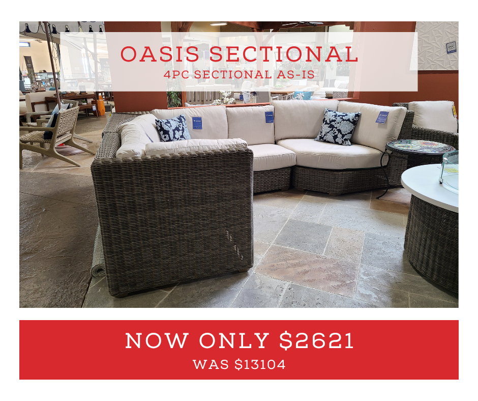 This Oasis Sectional on Sale
