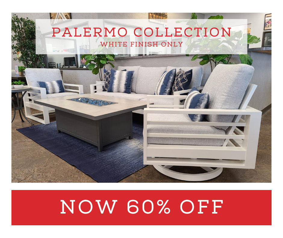 white patio furniture on sale