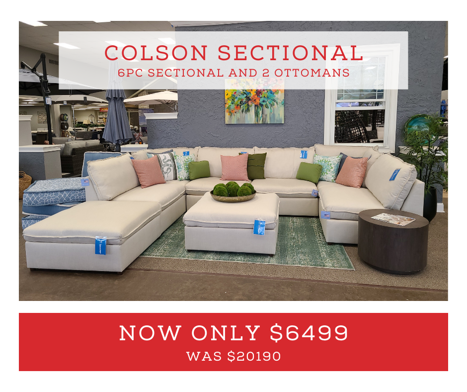 outdoor upholstered sectional on sale
