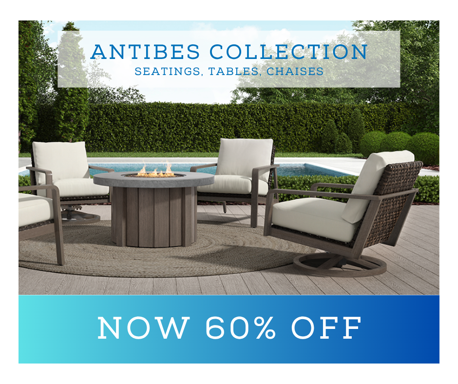 outdoor seating now 60% off