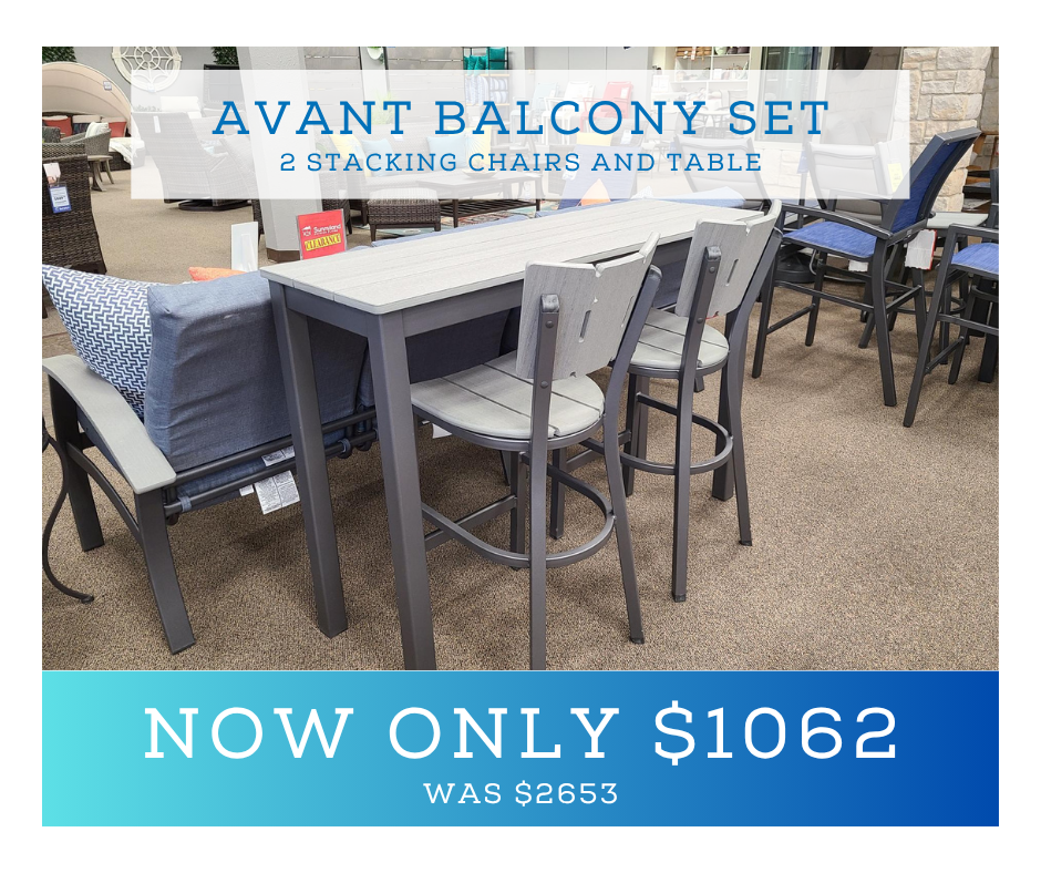 Balcony patio table set on sale