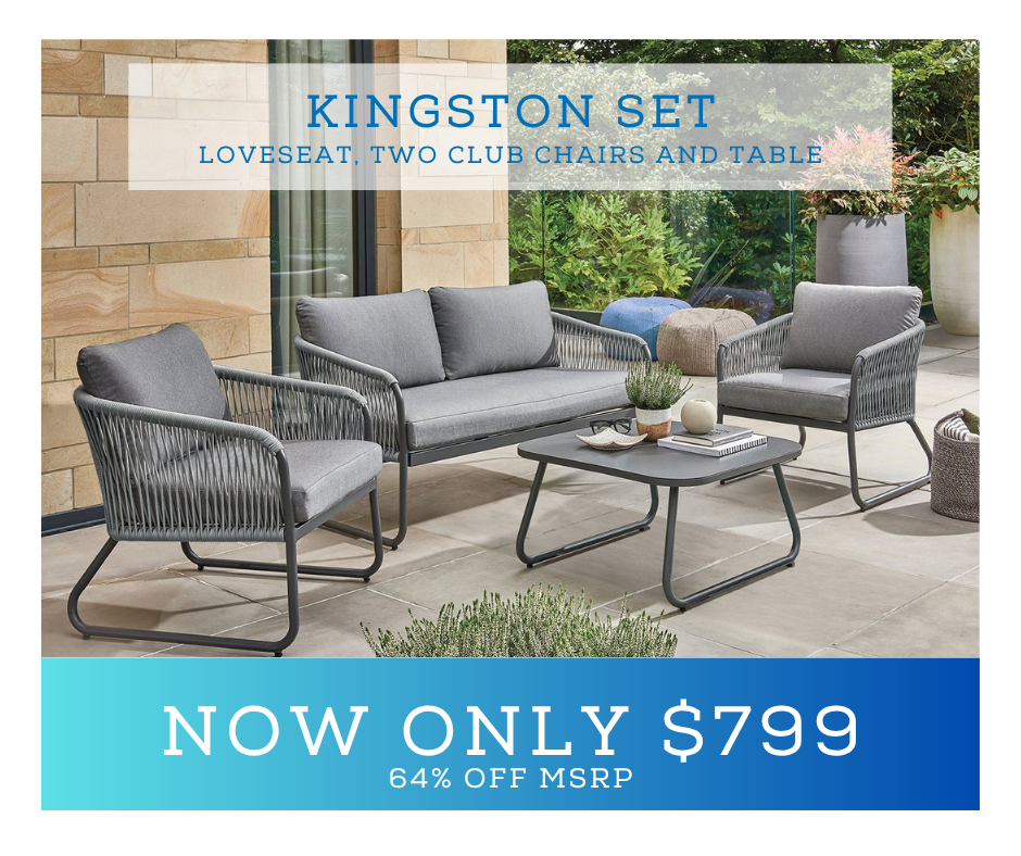 small outdoor seating group on sale