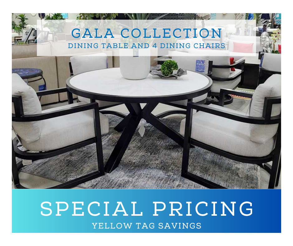 This Gala dining collection is now on sale