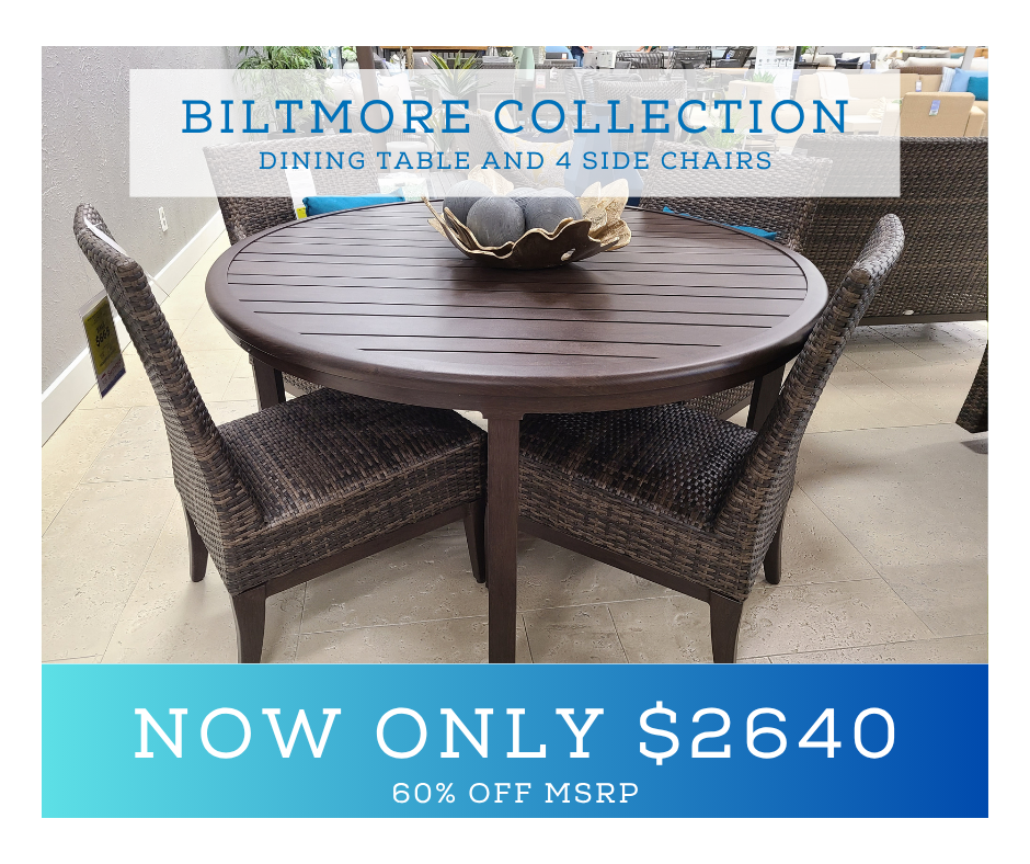 This Biltmore dining set is on sale