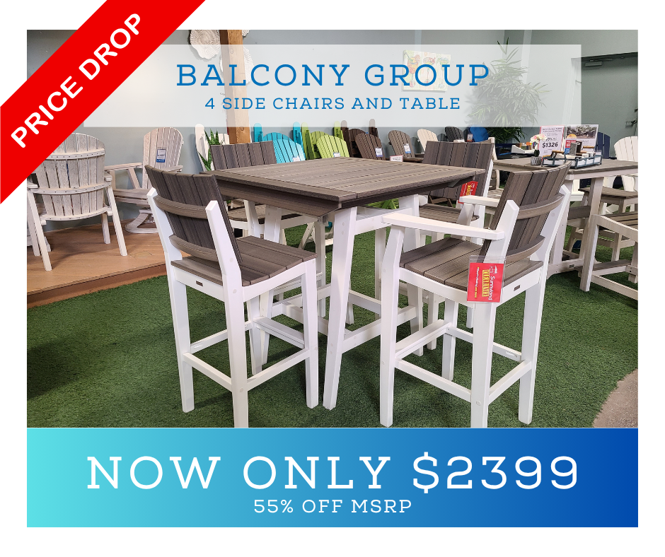 Outdoor Bar Height Table Set on Sale