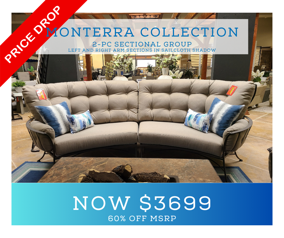 This OW Lee Monterra Sectional is now on sale