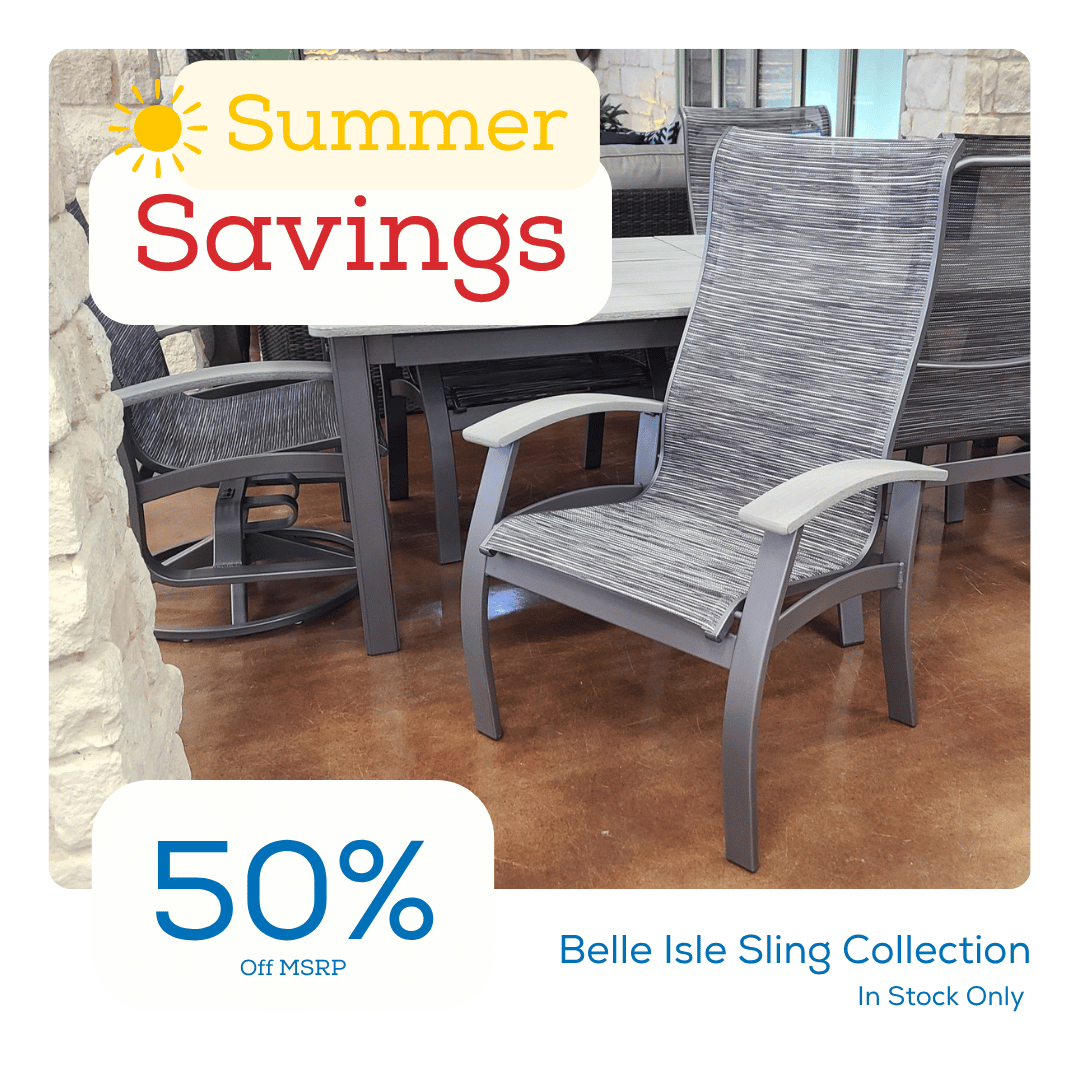 Belle Isle Sling Collection now on sale.