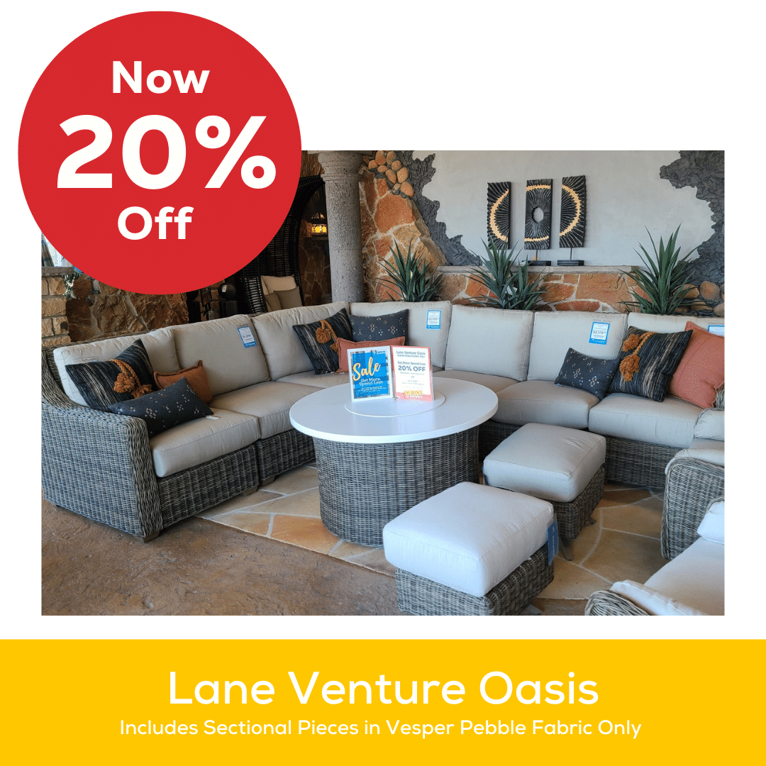 Lane Venture Oasis Sectional now on sale