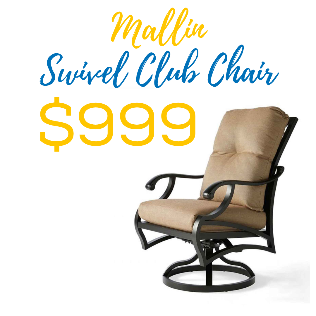 Mallin swivel club chair