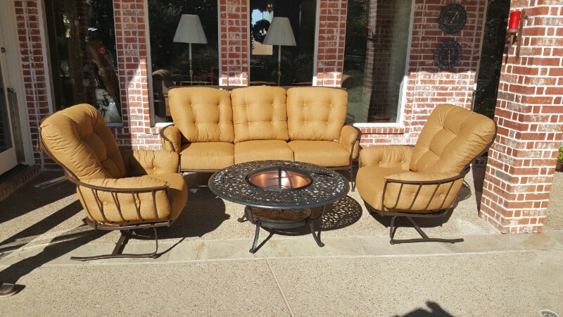 OW Lee Monterra Collection & Hanamint Fire Pit