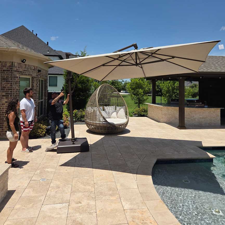 Treasure Garden Cantilever Umbrella