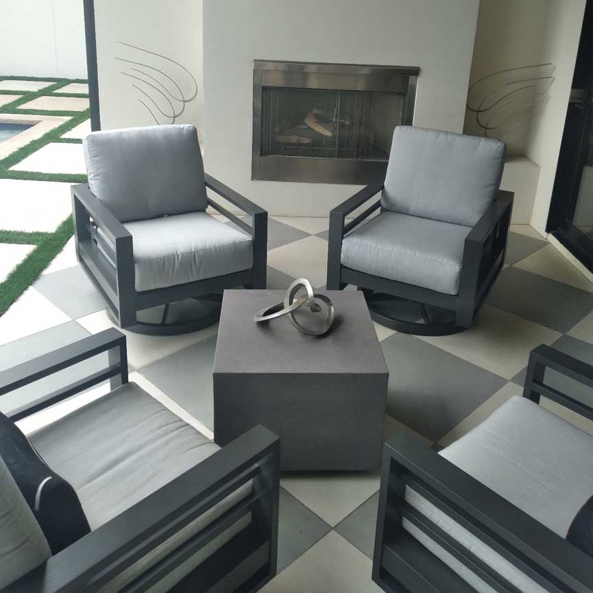 Palermo Swivel Club Chairs
