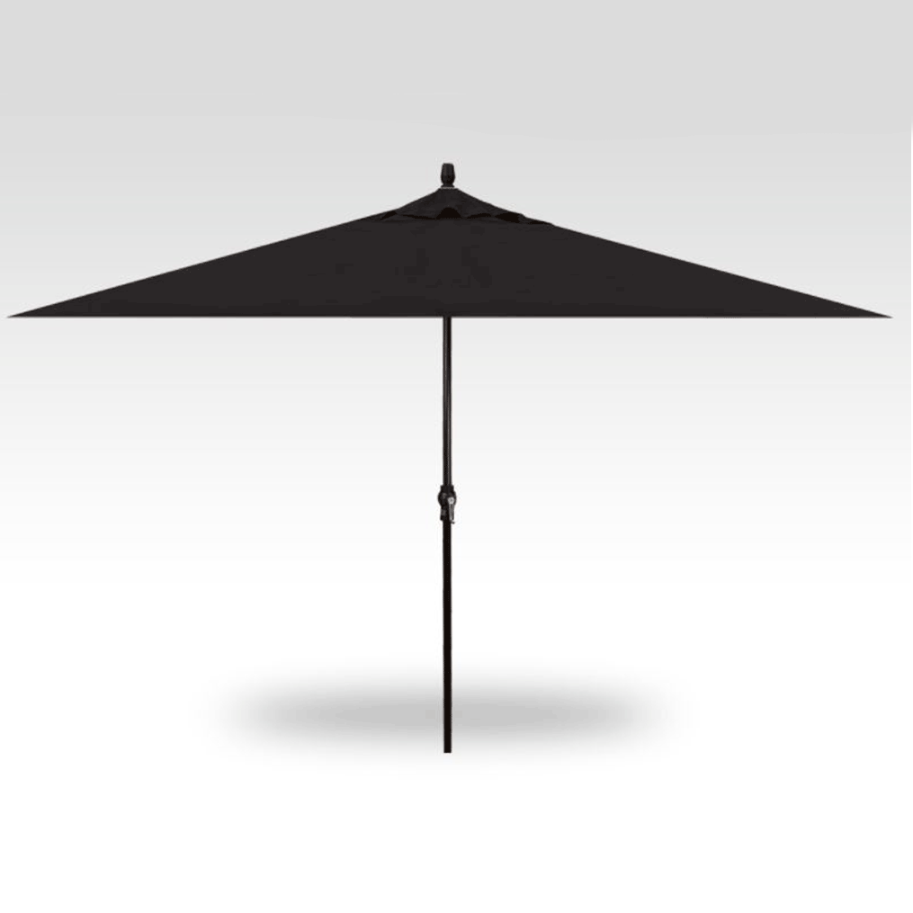 8x11 Rectangle Market Umbrella - Black