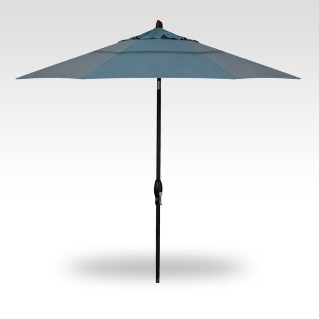 9' Auto Tilt Market Umbrella - Cast Lagoon