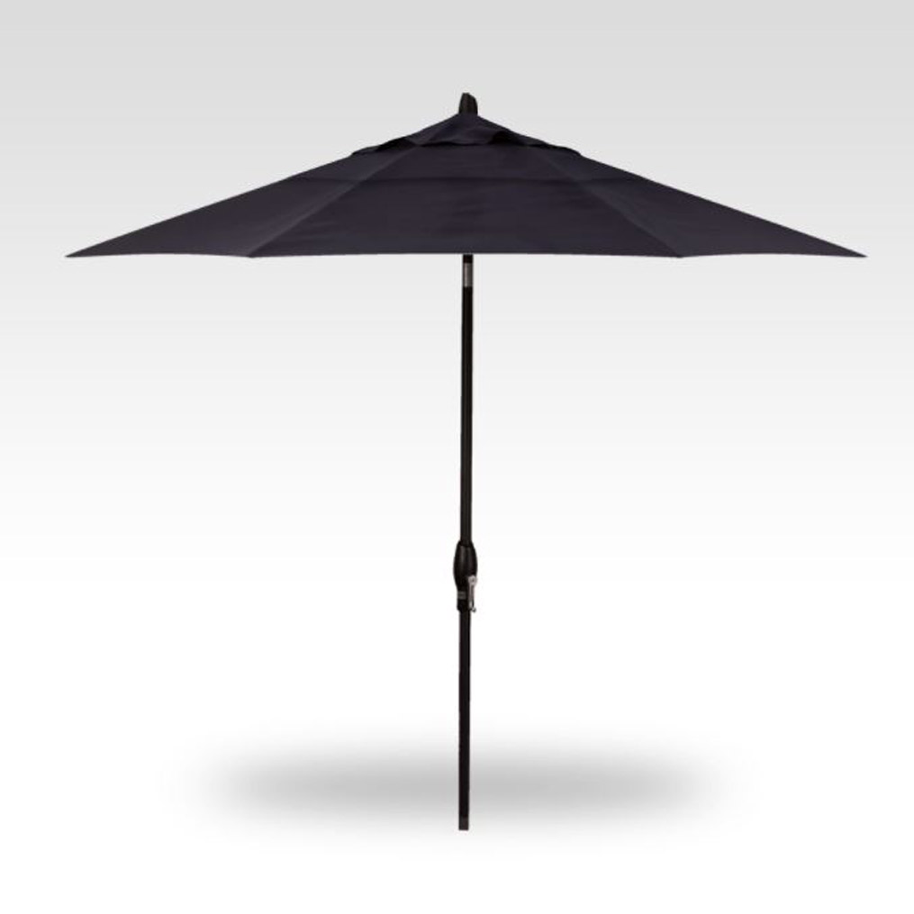 9' Auto Tilt Market Umbrella - Navy