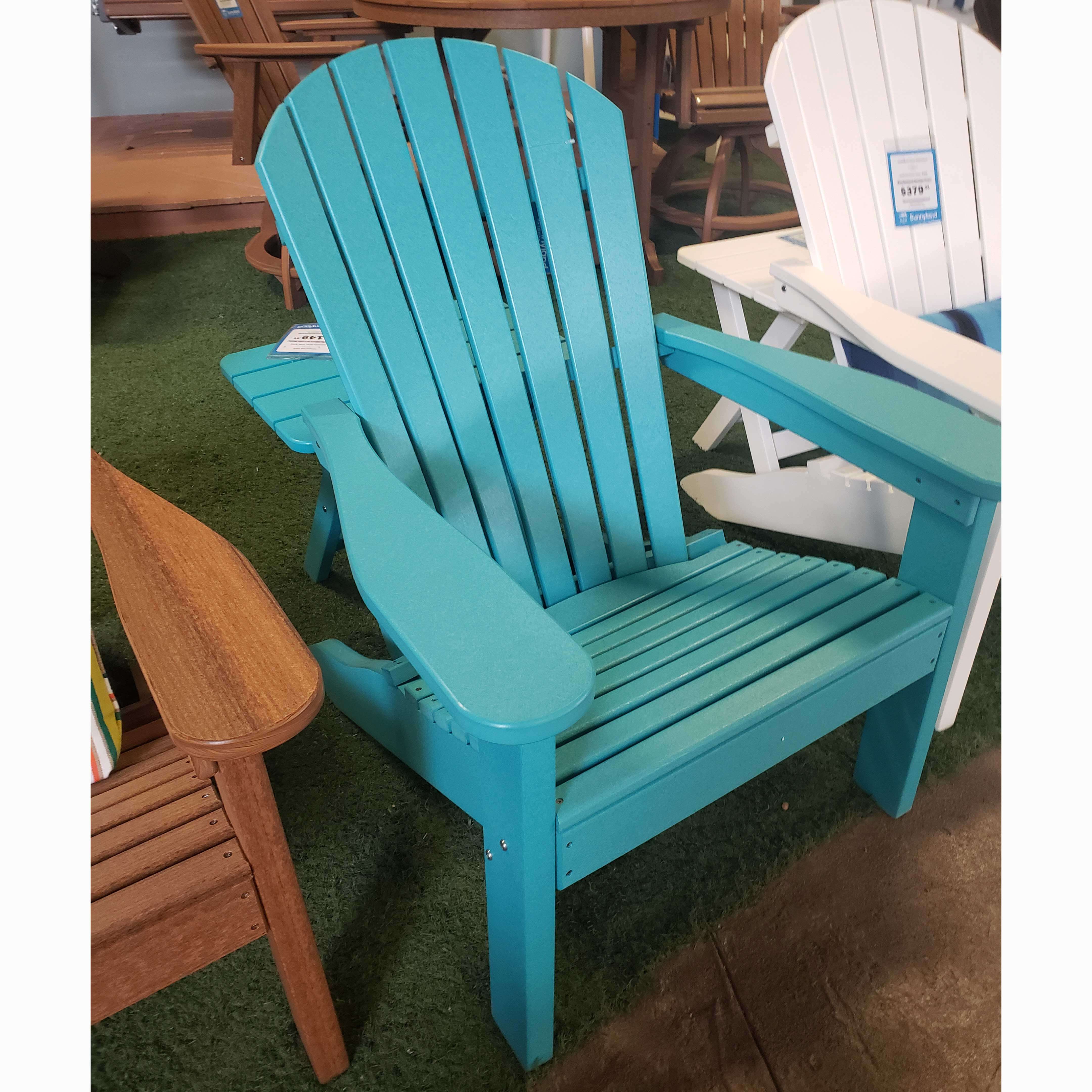 Aruba Blue Adirondack Chair