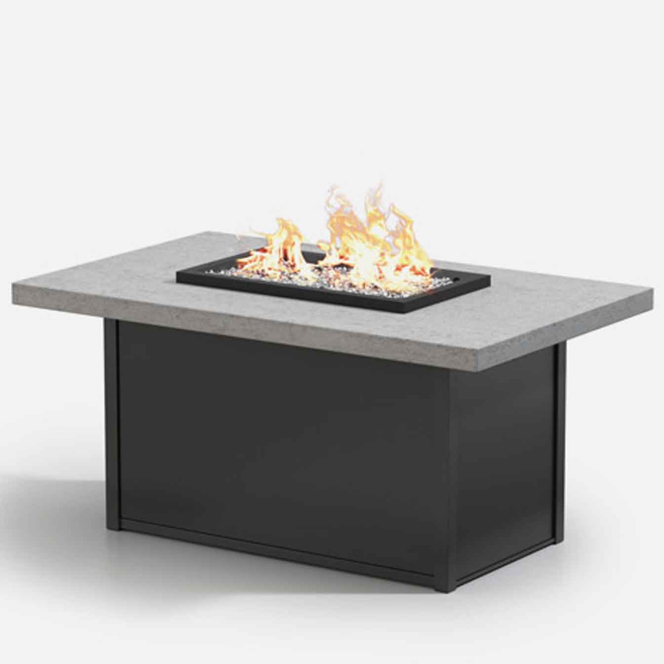 Aurora Rectangle Chat Fire Pit