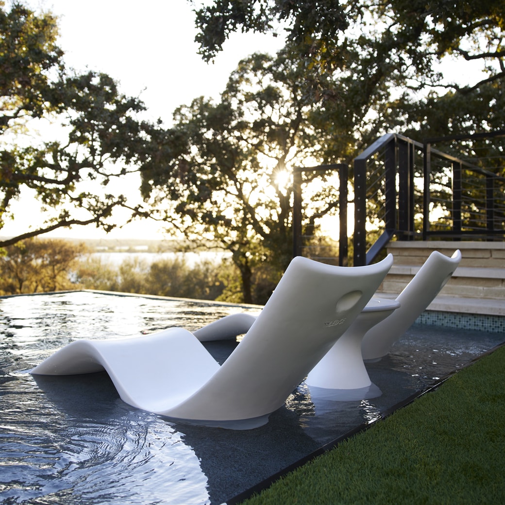 Autograph In-Pool Chaise - White