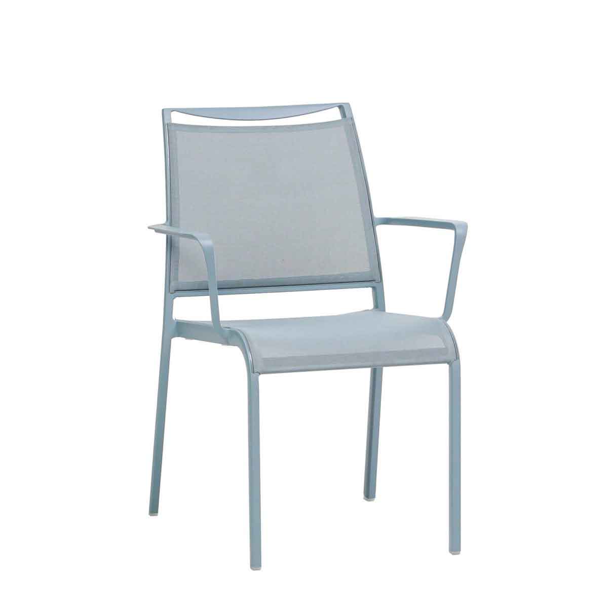 Como Sling Dining Chair - Light Blue