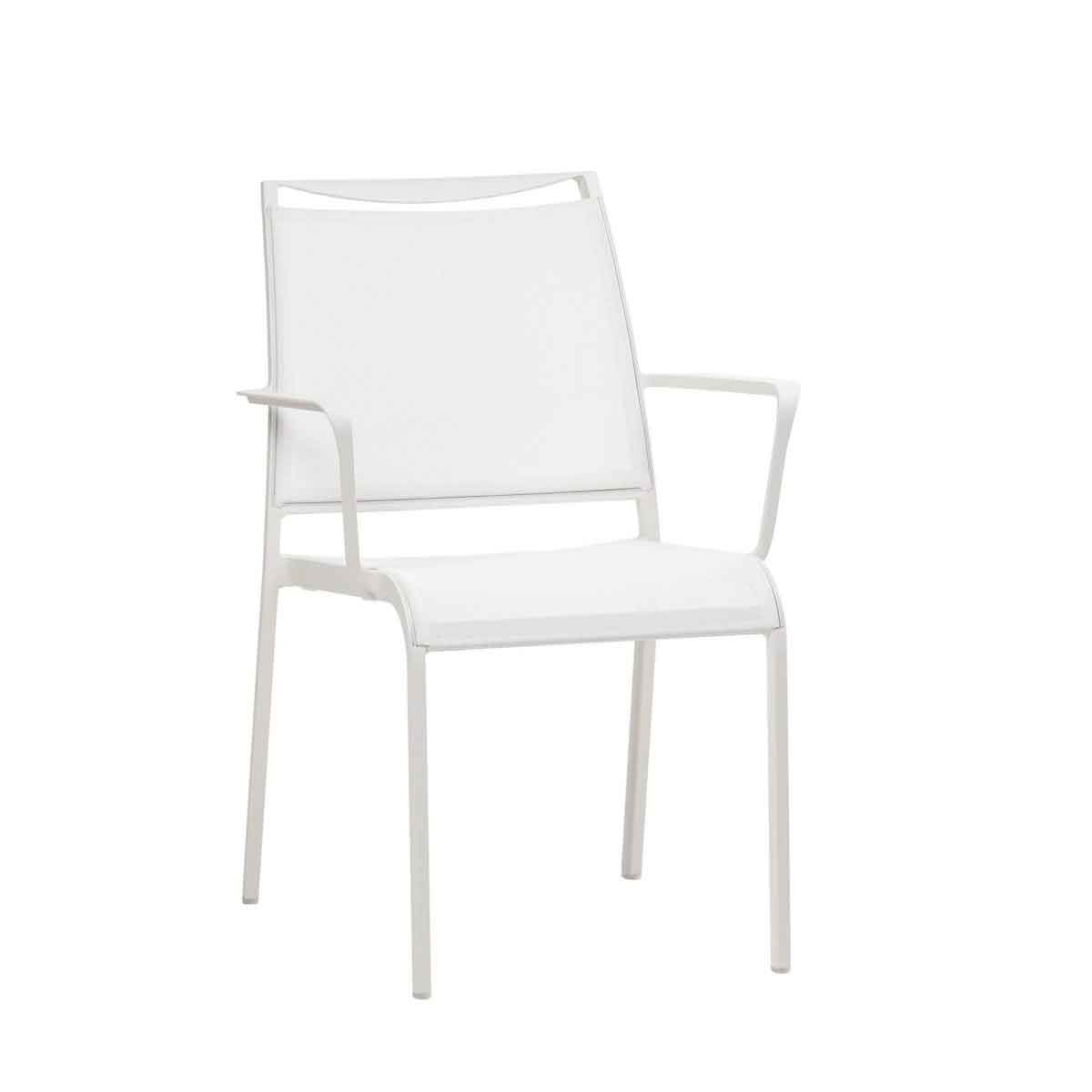 Como Sling Dining Chair - White