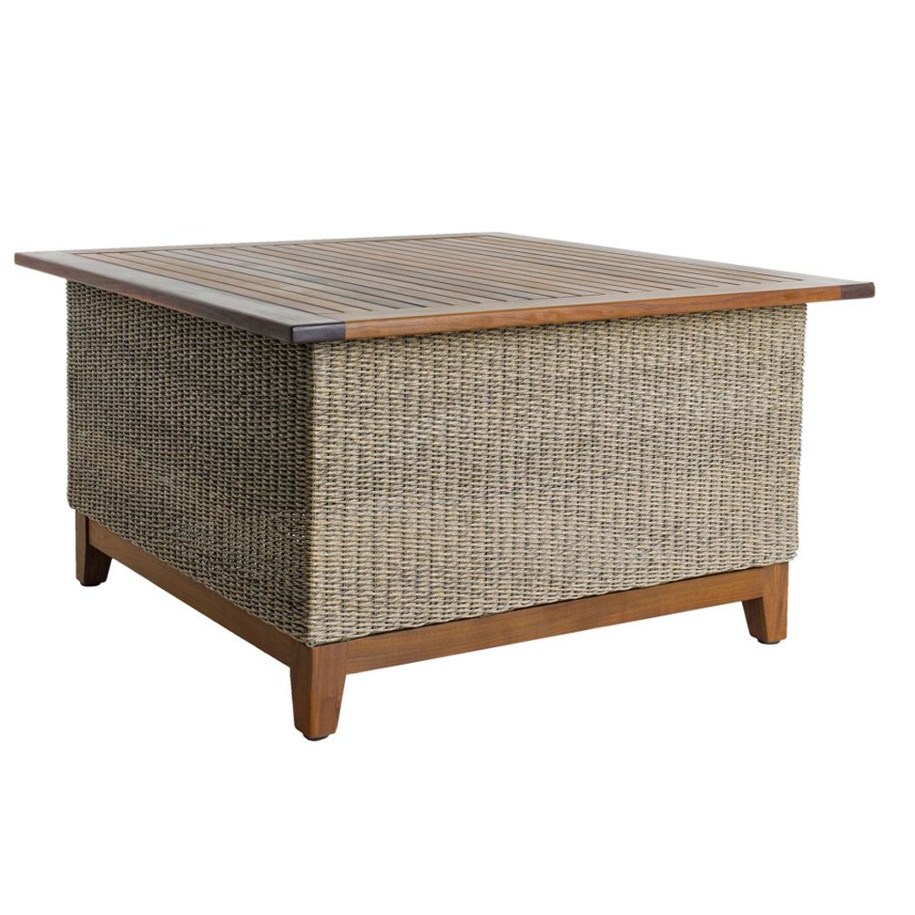 Coral IPE Woven Chat Table