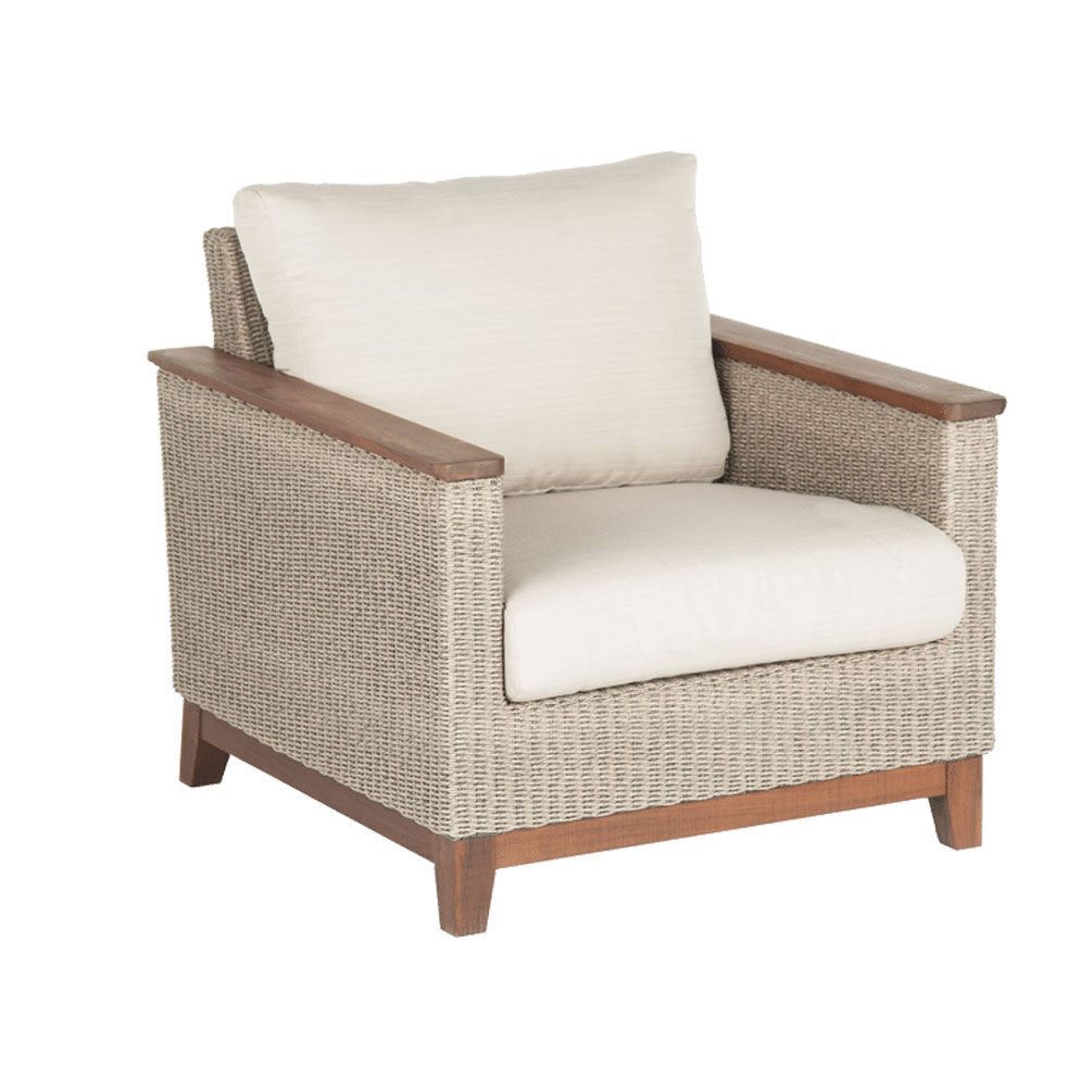 Coral IPE Woven Club Chair