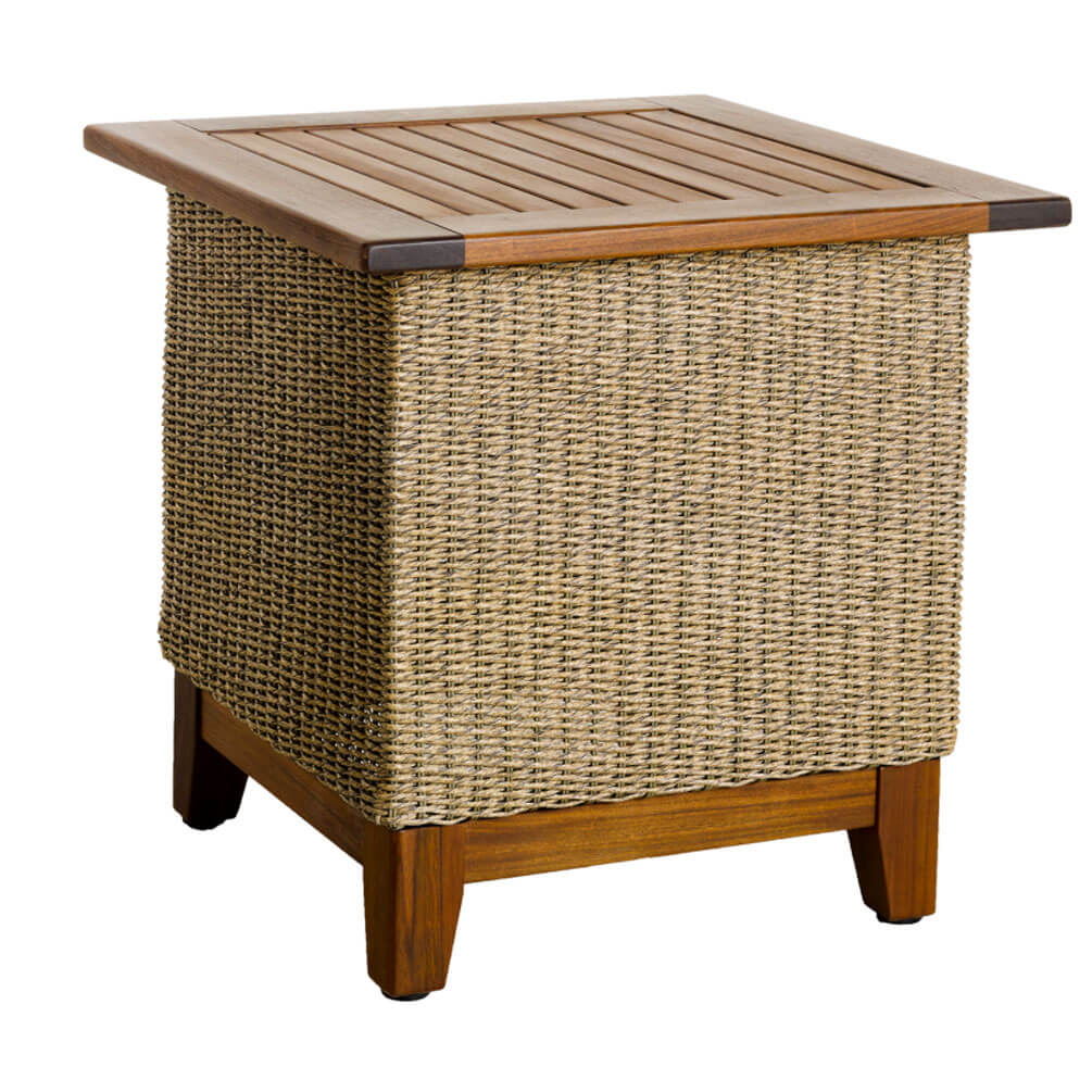 Coral IPE Woven Side Table