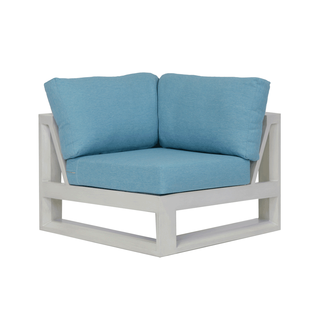 Element 5.0 Corner Chair Section - Whitewash