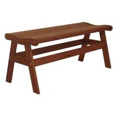 IPE Amber Backless Bench